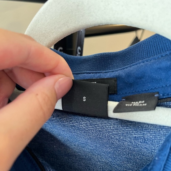 Hugo Boss Polo Shirt, Heather Blue, NWOT - Picture 2 of 5